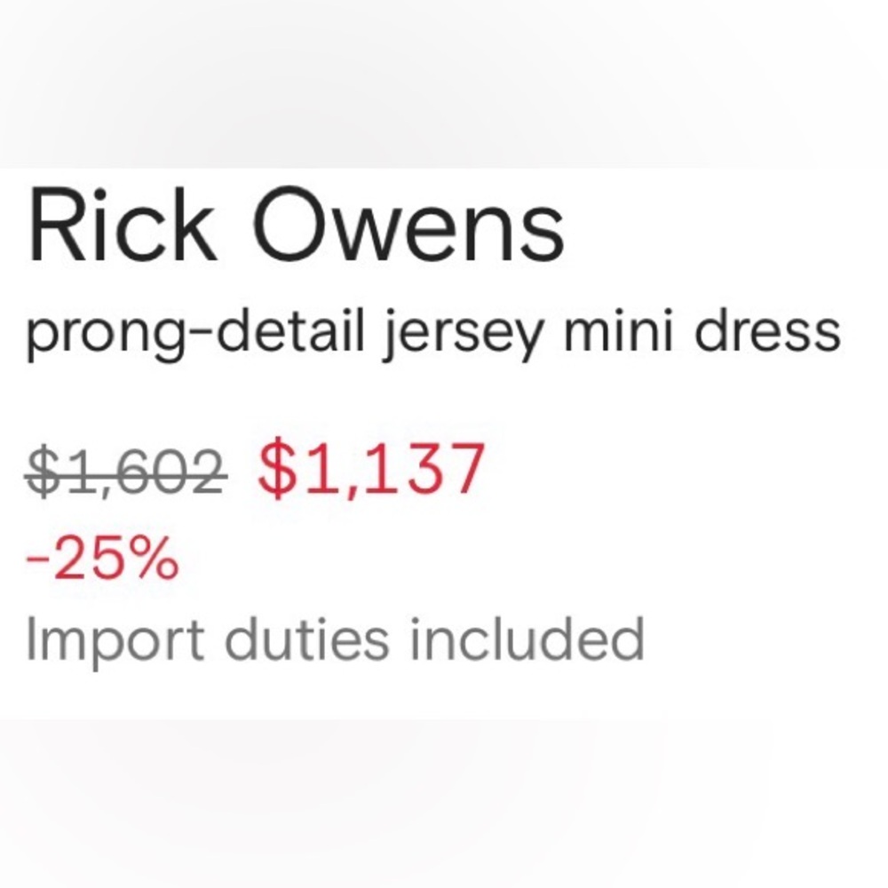 RICK OWENS Prong Ruched Body-Con Minidress - Mouthwash - Picture 9 of 14